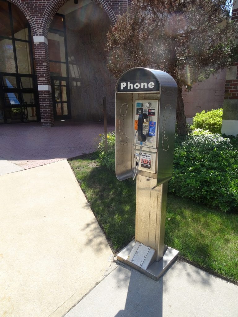 Payphone at Mount Saint Mary Cemetery, Queens
