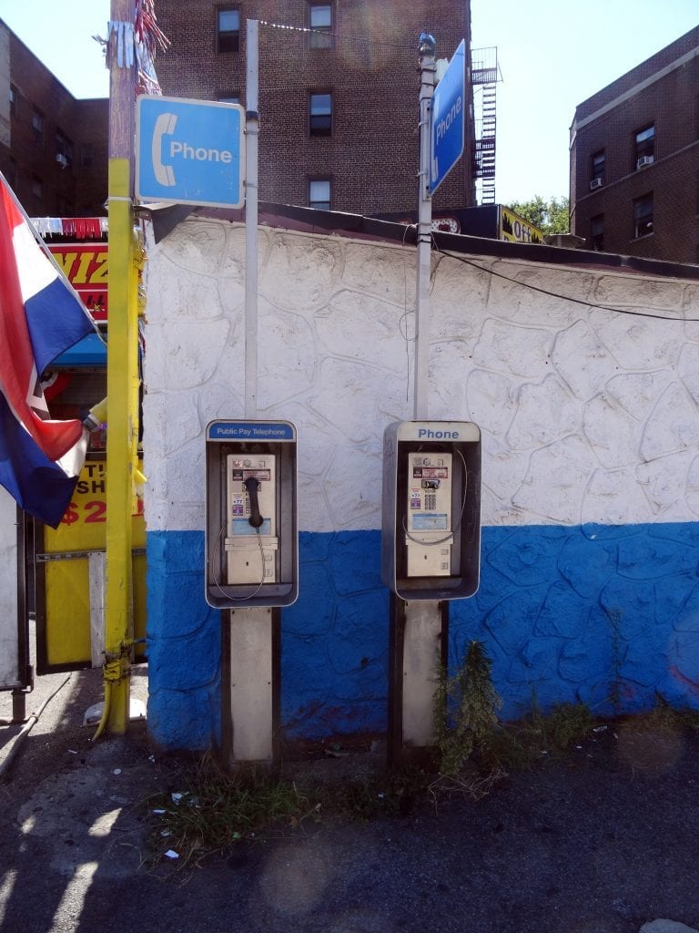 Abandoned NYTEL Payphones. Woodside, Queens.