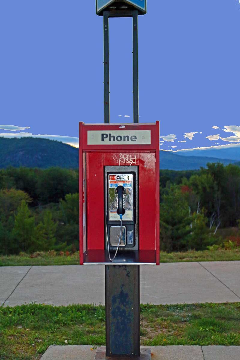 Working Payphone. Four Seasons Lodge, New Hampshire.