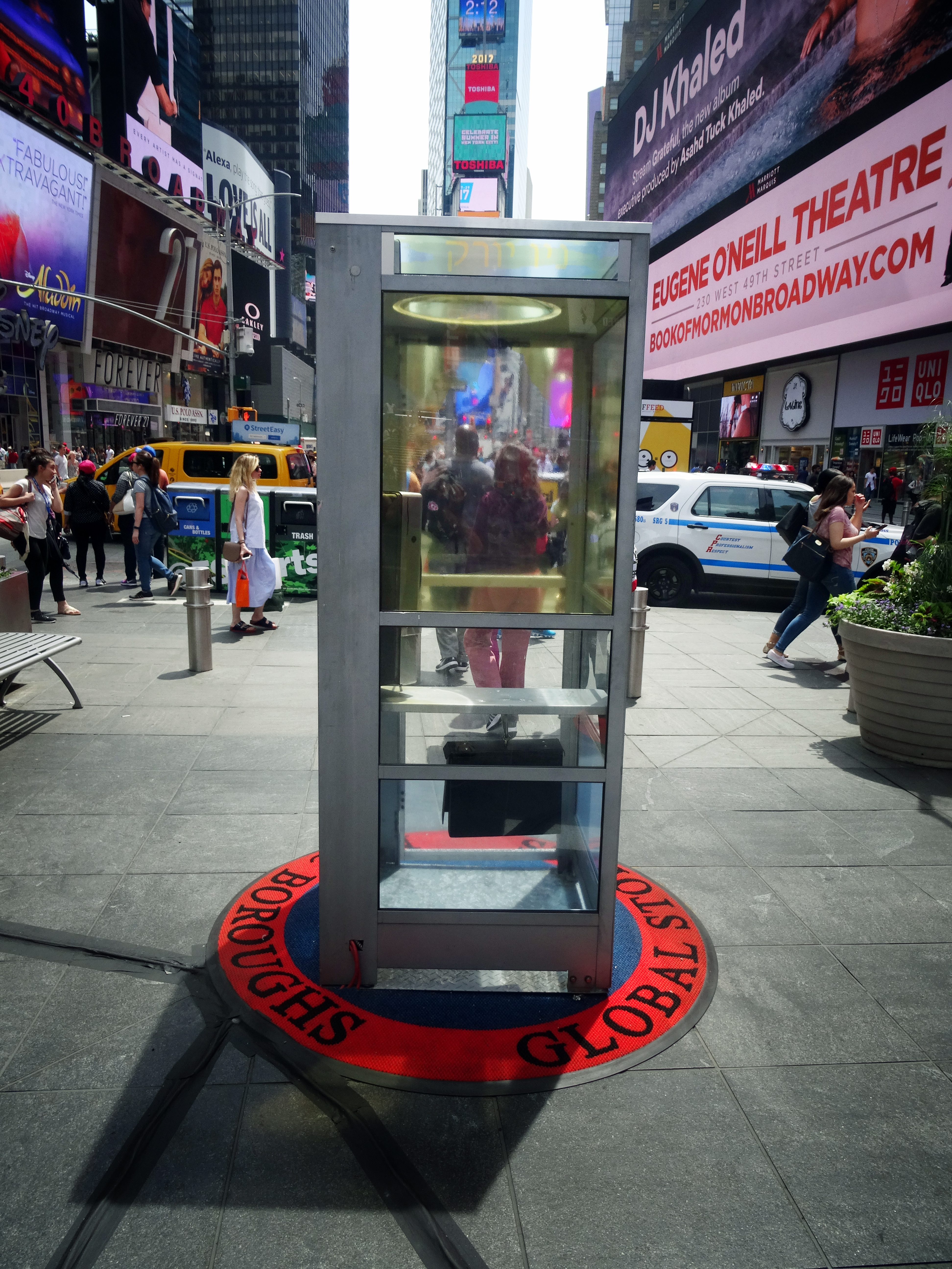 Phone Booths Return to Times Square