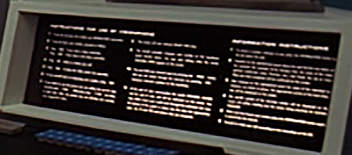 Text On Stanley Kubrick's Picturephone.