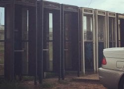 Camp Rudder Phone Booths, Florida Panhandle. Photo by Tanja Kropf.