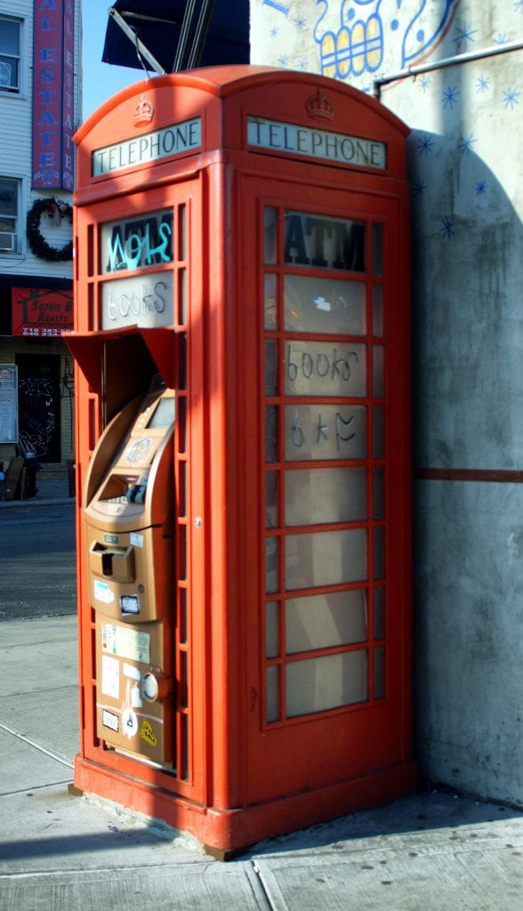 Greenpoint Phone Box Turned Into ATM