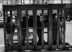 Jorge Vasconcelos: 42nd Street Phone Booths, 1985.