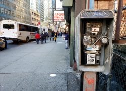 Abandoned Payphone Across From Port Authority Bus Terminal