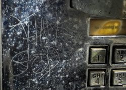 Go To Church Read Bible. Payphone Scratchiti by PRAY?
