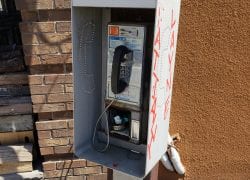 Fort Lee, NJ. I Found a “FATJAY LAYNE” Payphone