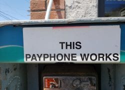 It’s a NewTel Payphone in Union City, New Jersey. No, It Didn’t Work.