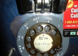 Rotary Payphone Gone: RAvenswood 9-9744