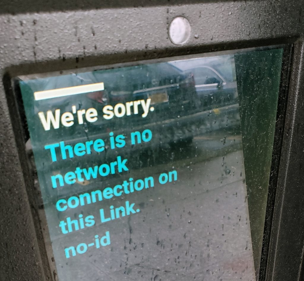 LinkNYC Tablet Down, No Phone Calls