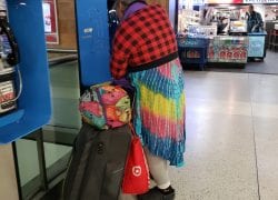 Penn Station Payphone User Today