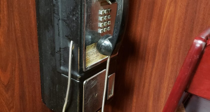 A Cristol-Tel Payphone at the Silver Star Restaurant
