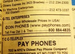 Payphone Yellow Pages, 2000