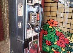 Payphone at Christina’s Restaurant in Greenpoint, Brooklyn