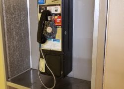 Checking in on the Old Rotary Dial Payphone at Cadman Plaza