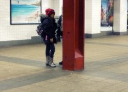Little Kid on the Payphone, February 2014