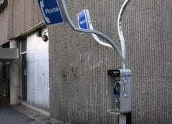 Craaaazy Payphone. January, 2007.