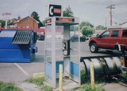 Phone Booth on Route 11 in Martinsburg, West Virginia