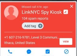 917-341-5504 is Now LinkNYC’s CallerID, and Other Observations
