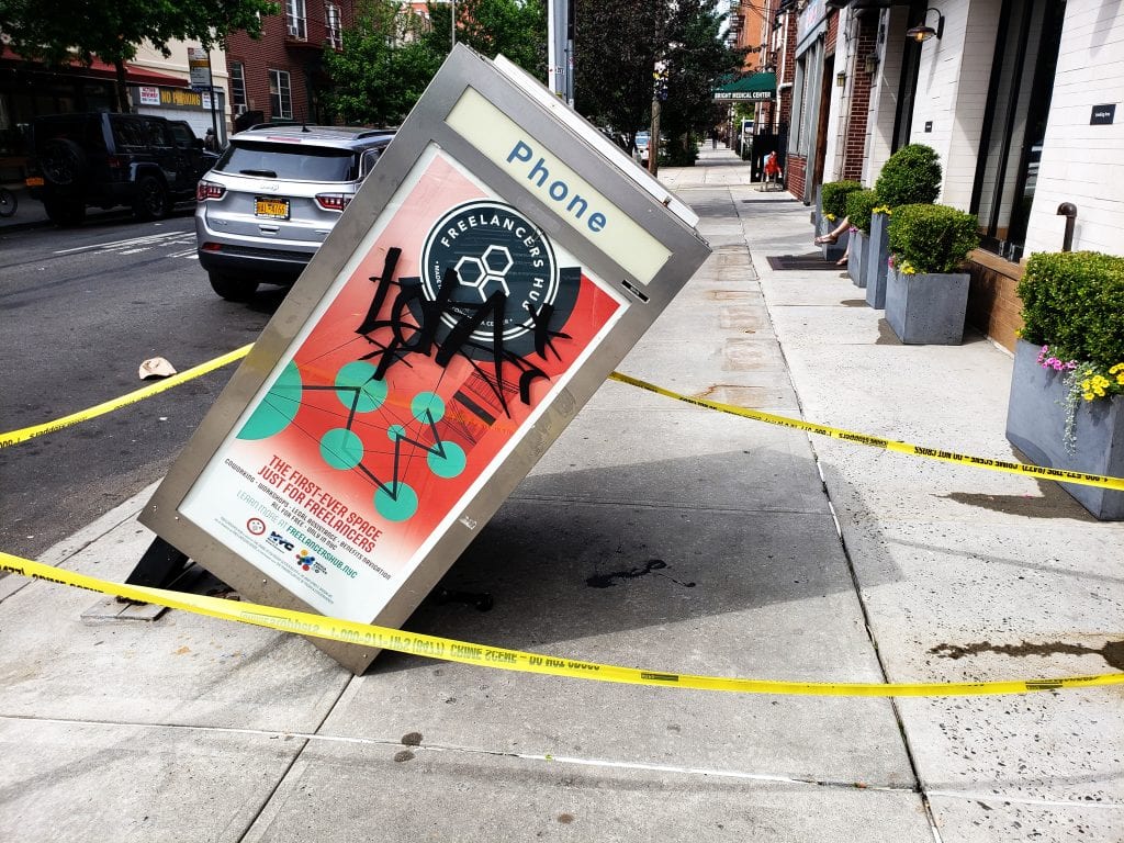 Payphone Down in Astoria