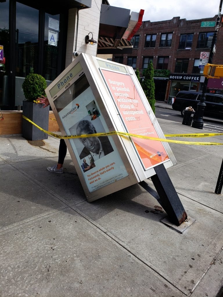 Payphone Down in Astoria