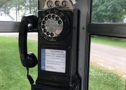 (989) 856-6333 Rings a Rotary Dial Payphone In Michigan