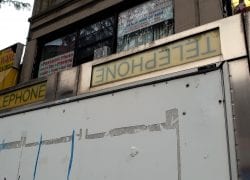 No Dial Tone Here But the Old New York Telephone Era Signage is Cool