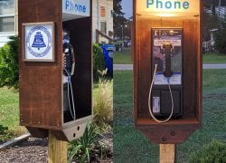 Dialing 412-250-2751 Rings This Payphone in Carolina Beach, North Carolina