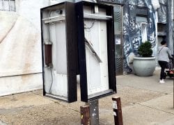 Study of Another Abandoned, Useless Payphone Enclosure