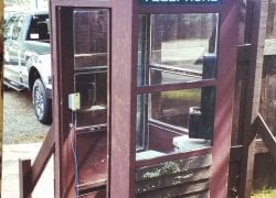 No Phone in the Phone Booth at Meadowbrook Campground, Ray Brook, NY