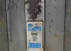 Payphones of Northern Boulevard and Woodside. January, 2021.