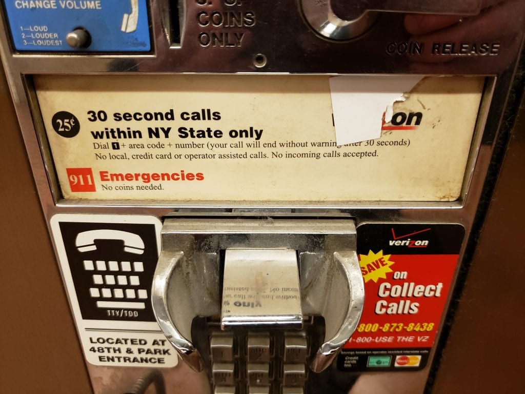 30-Second Payphone at Grand Central Terminal