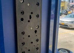 Mounting Backplate Where a Payphone Used To Be