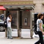 Dude Using a Midtown Payphone. July, 2011.