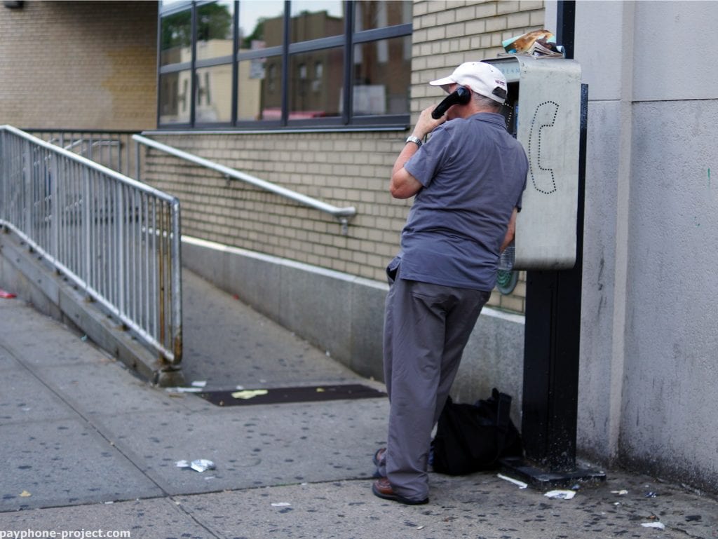 Payphone at the Queens Library on Broadway in Astoria