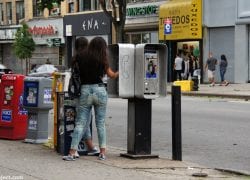 Payphones of Yore at Steinway Street Near 31st Avenue