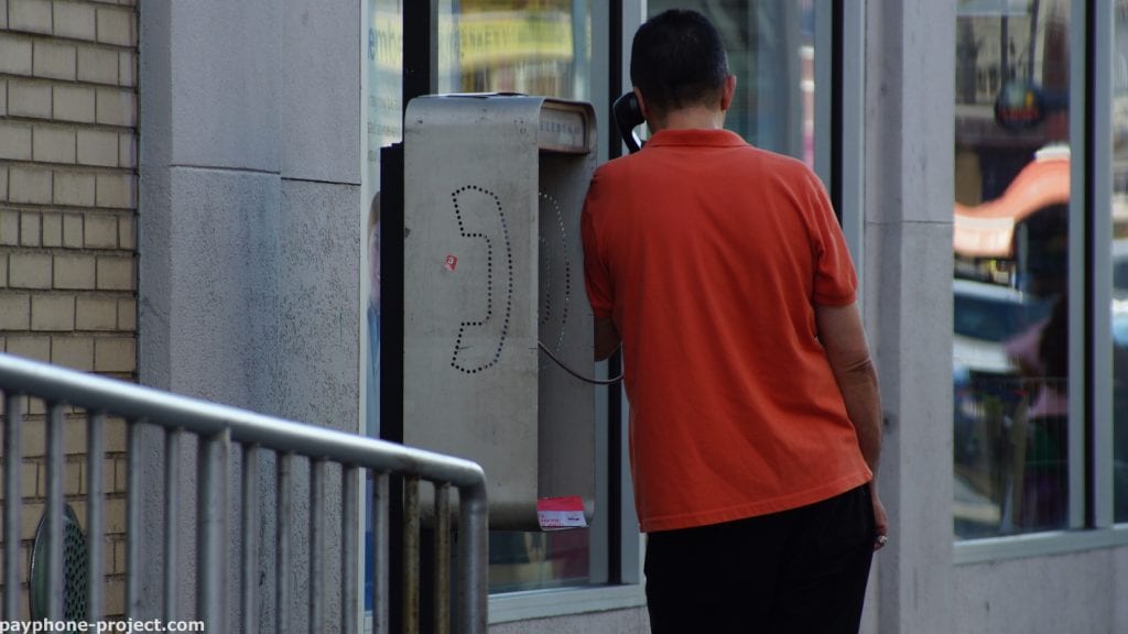 Payphone at the Queens Library on Broadway in Astoria
