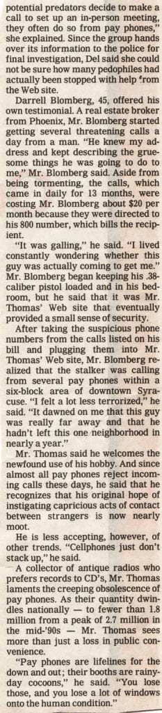 Payphones A1 New York Times