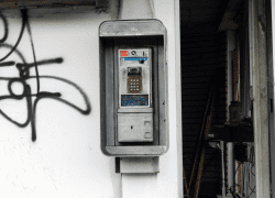 The Abandoned Bell Atlantic Phone at 74-21 Queens Boulevard.