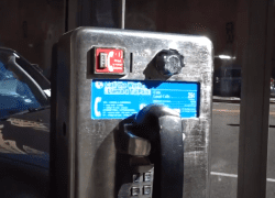 What happens when you try to make a call through a CityBridge payphone?