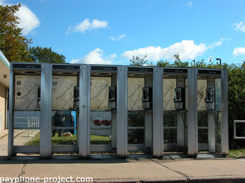 Woodrow Wilson Service Area Phone Booths. October, 2005.