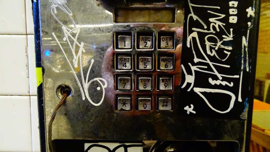 Abandoned Payphone at the Penn Station 1/2/3 Station, Outside Sbarro