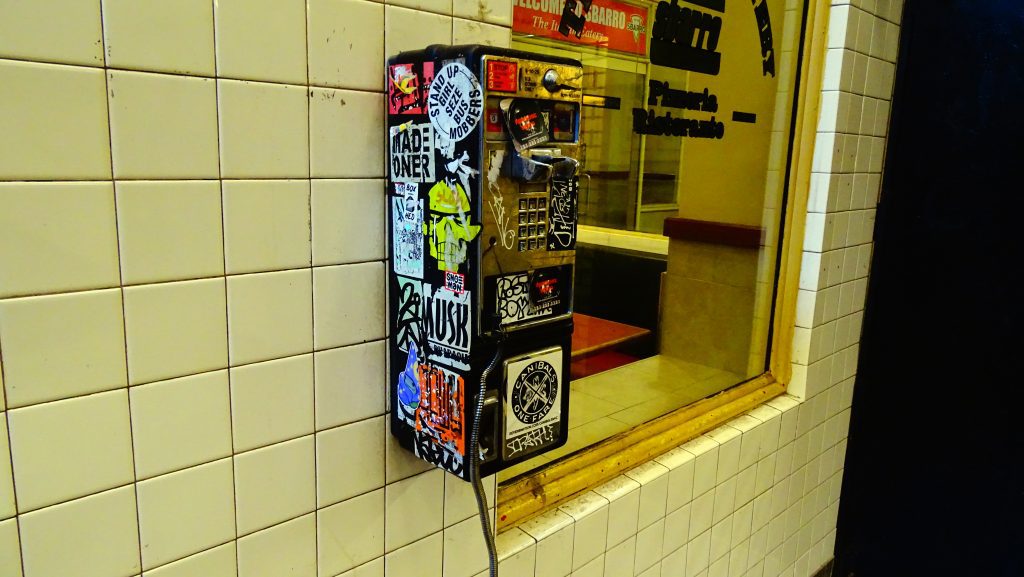 Abandoned Payphone at the Penn Station 1/2/3 Station, Outside Sbarro