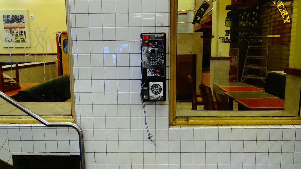 Abandoned Payphone at the Penn Station 1/2/3 Station, Outside Sbarro
